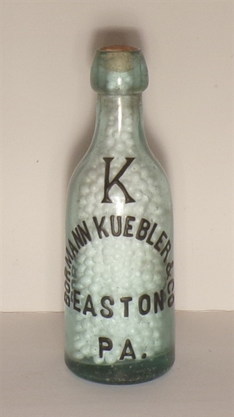 Kuebler Brewing Co. Bottle, Easton, PA