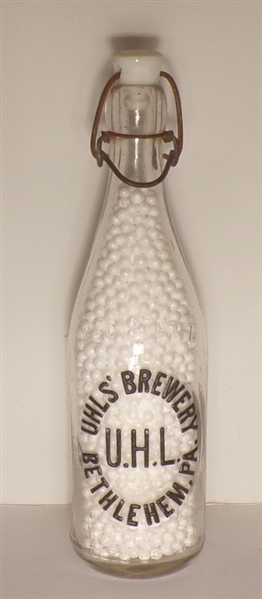 Uhl's Brewery Bottle, Bethlehem, PA