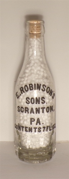 E. Robinson's Brewery Bottle, Scranton, PA