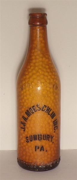 Moeschlin Brewing Co. Bottle, Sunbury, PA