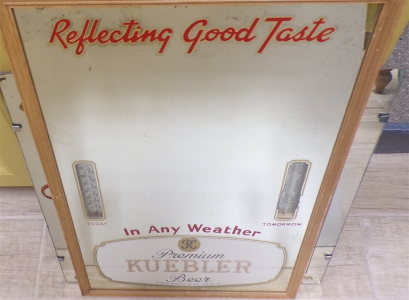 Kuebler Mirror and Thermometer, Easton, PA