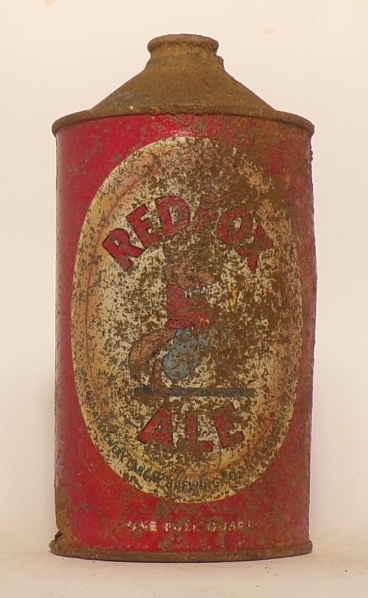 Red Fox Ale Quart Cone Top