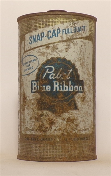 Pabst Blue Ribbon Quart Cone Top #4, USBC 217-3