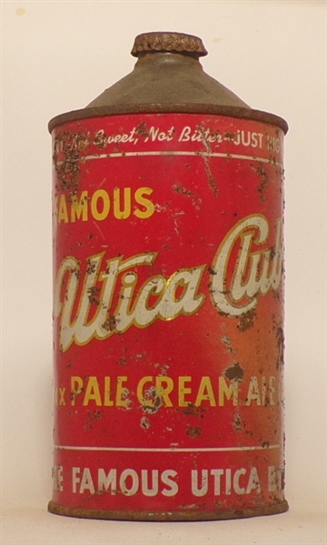 Utica Club Pale Cream Ale Quart Cone Top, USBC 220-7