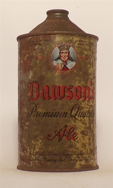 Dawson's Premium Quality Ale Quart Cone Top, USBC Like 206-15