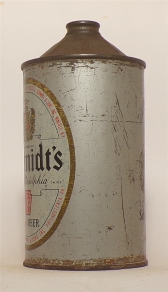 Schmidt's Beer Quart Cone Top #4, USBC 219-5