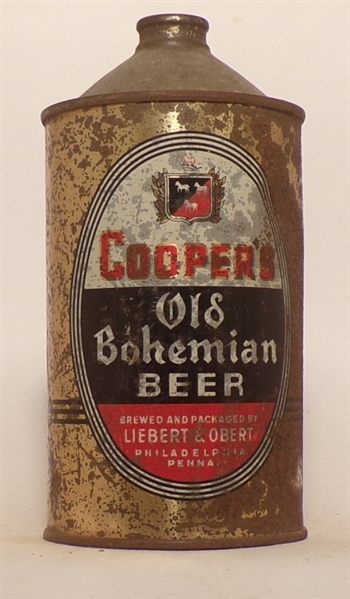 Cooper's Old Bohemian Quart Cone Top, USBC 205-15