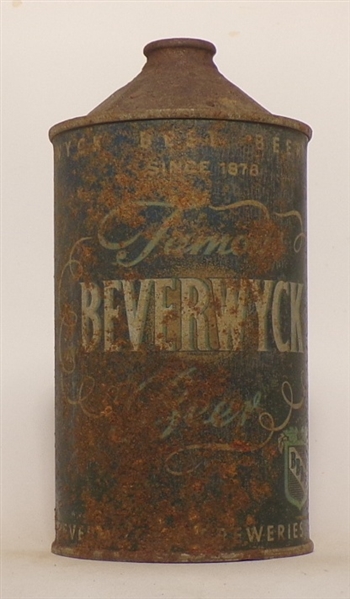 Beverwyck Beer Quart Cone Top, USBC 203-7