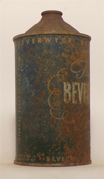 Beverwyck Beer Quart Cone Top, USBC 203-7