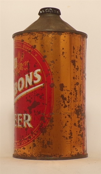 Gibbons Beer Quart Cone Top #1, USBC 210-4