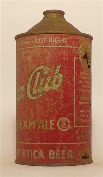 Utica Club Quart Cone Top #4, USBC 220-7