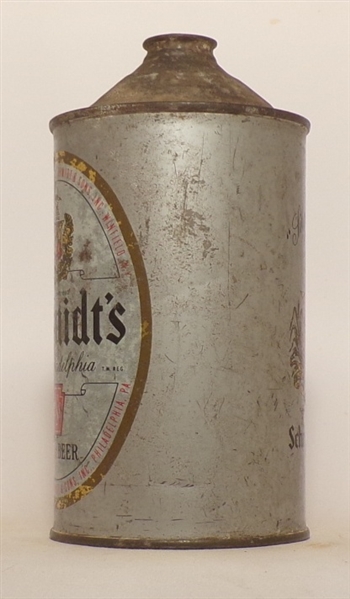 Schmidt's Beer Quart Cone Top, USBC 219-6