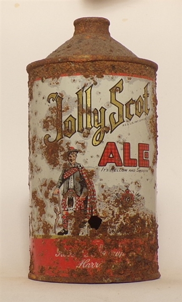 Jolly Scot Ale Quart Cone Top, USBC 212-16