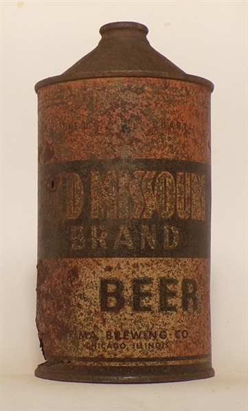 Old Missouri Quart Cone Top, USBC 216-4