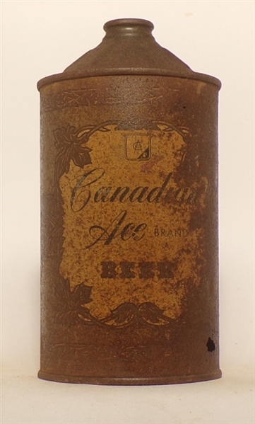 Canadian Ace Beer Quart Cone Top #3, USBC 205-5