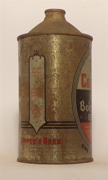 Cooper's Old Bohemian Jumbo Quart Cone Top, USBC 205-14