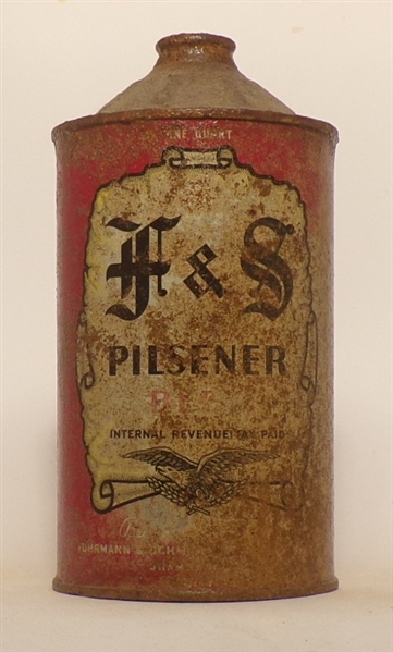 F&S Pilsener Quart Cone Top, USBC 209-7