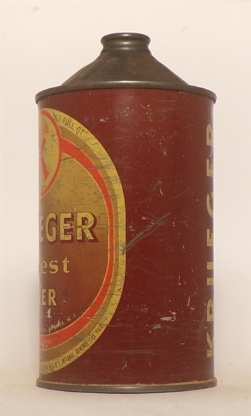 Krueger Finest Beer Quart Cone Top #3, USBC 214-1