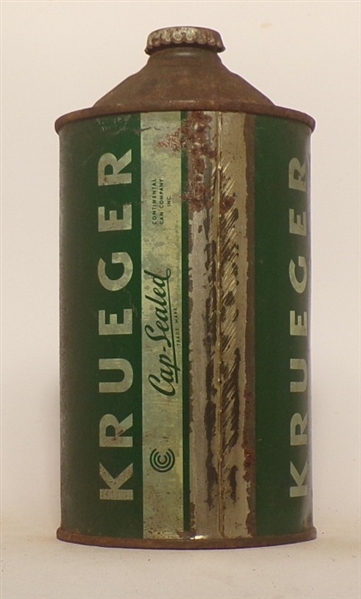 Krueger Cream Ale Quart Cone Top #4, USBC 213-14