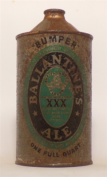 Ballantine's Ale Quart Cone Top #1, USBC 202-6