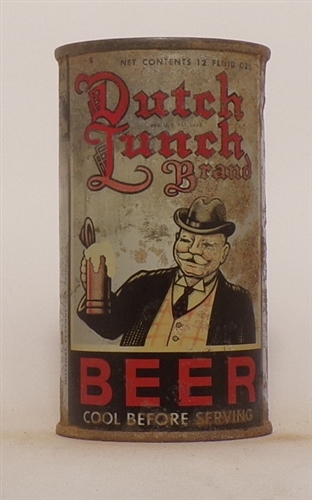 Dutch Lunch Opening Instructional Flat Top #2 (Some red paint touchup)