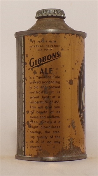 Gibbons Ale Cone Top