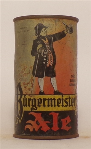Burgermeister Ale Opening Instructional Flat Top