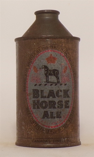Black Horse Ale Cone Top - Canada