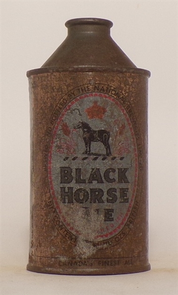 Black Horse Ale Cone Top - Canada