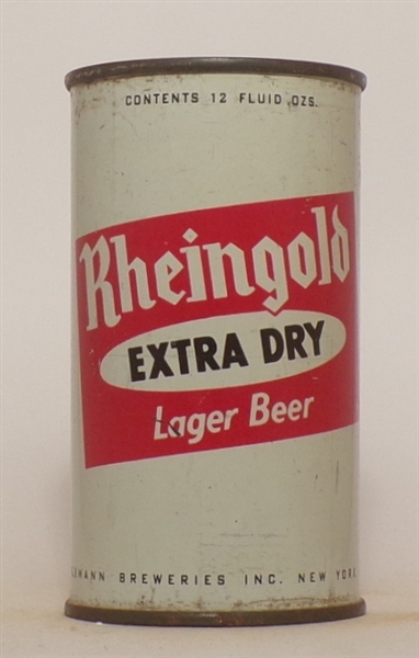 Rheingold Lager Beer Flat Top