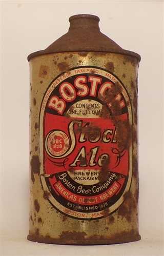 Boston Stock Ale Quart Cone Top