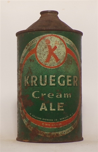 Krueger Cream Ale Quart Cone Top