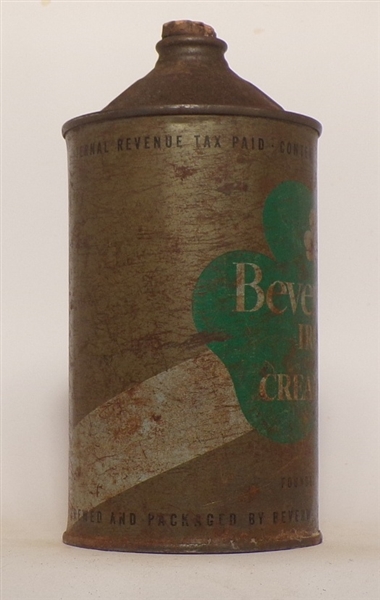 Beverwyck Irish Cream Ale Quart Cone Top