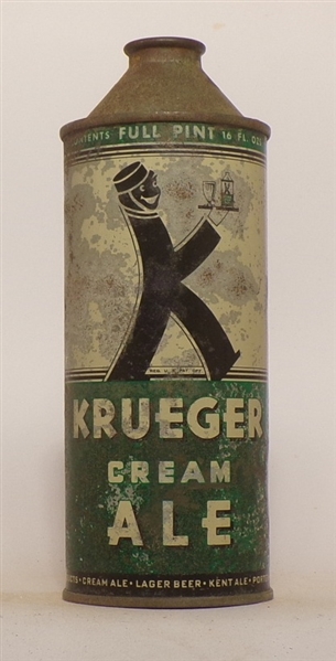 Krueger Cream Ale 16 Ounce Cone Top