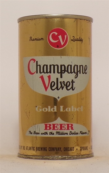 Champagne Velvet Flat Top