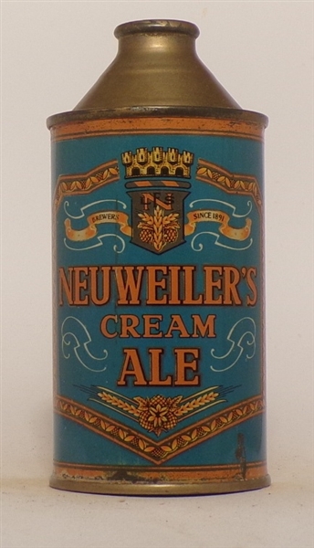 Neuweiler's Cream Ale Cone Top