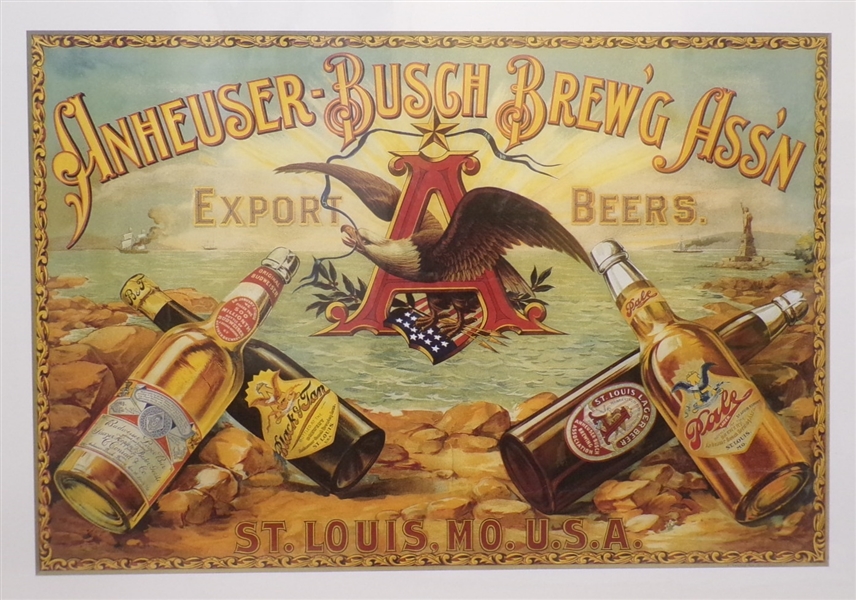 Anheuser-Busch Advertising Sign (Reproduction)