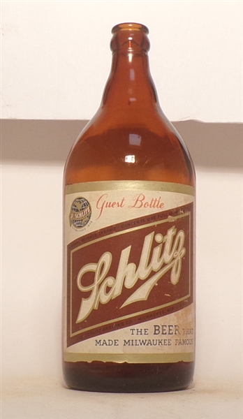 Schlitz Quart Bottle #1