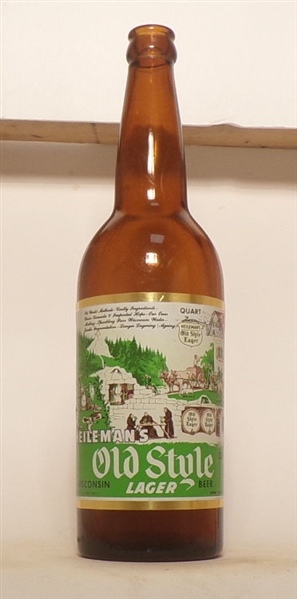 Old Style Tall Quart Bottle