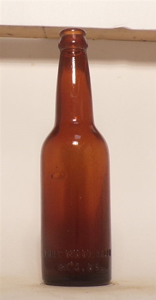 Port Washington Brewing Co. Embossed Bottle, Port Washington, WI