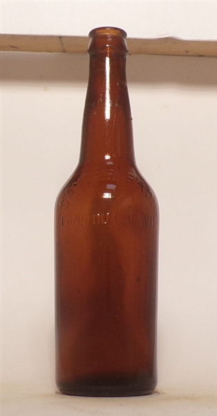 Sander Bros. Embossed Bottle, Fon Du Lac, WI