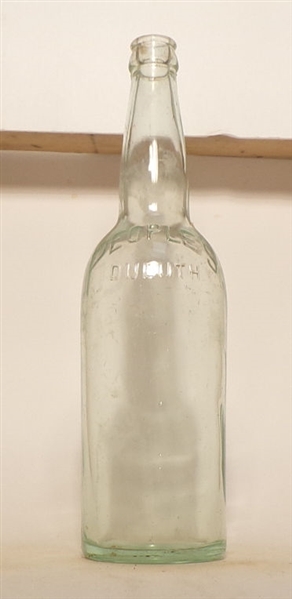 Peoples Brewing Co. Embossed Quart Bottle, Duluth, MN