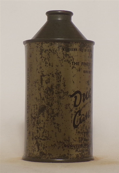 Duquesne Can-o-Beer WWII Olive Drab Cone Top