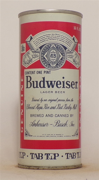 Budweiser Tab Top