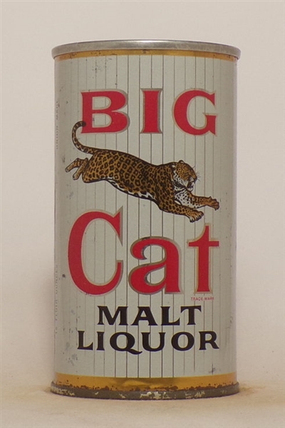 Big Cat Malt Liquor Early Tab Top