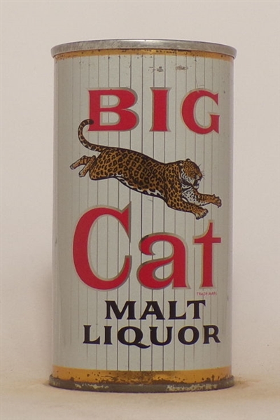 Big Cat Malt Liquor Early Tab Top