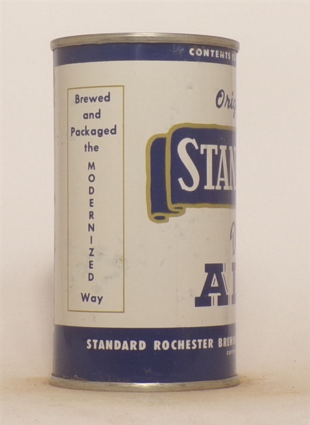 Standard Dry Ale Flat Top #1, Blue Letters