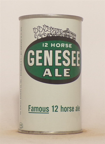 Genesee 12 Horse Ale Tab