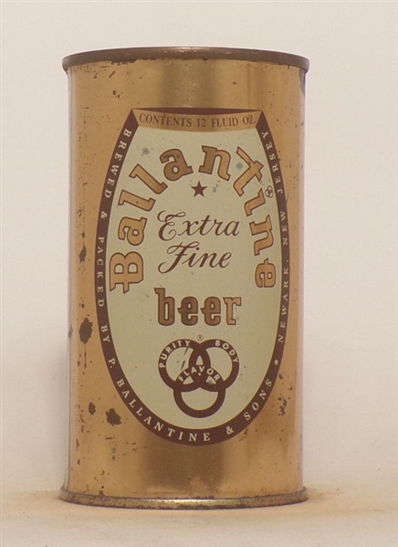 Ballantine Beer Extra Fine Flat Top