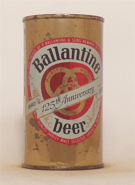 Ballantine Beer 125th Anniversary Flat Top